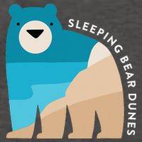 Sleeping Bear Dunes Michigan National Park Souvenir Gift Vector Backpack