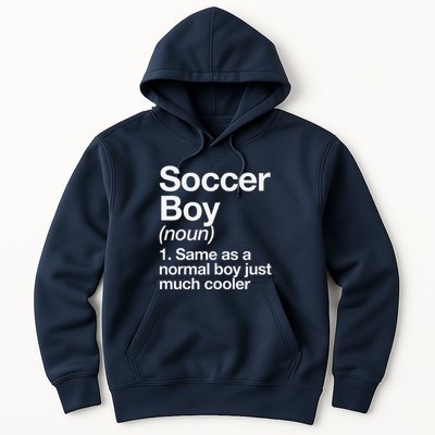 Soccer Boy Definition Funny Sports Hoodie