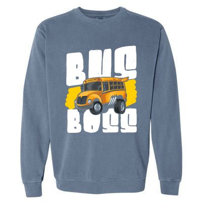 School Bus Driver Garment-Dyed Sweatshirt