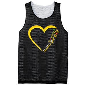 School Bus Driver Heart Mesh Reversible Basketball Jersey Tank