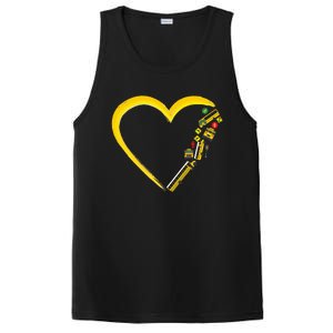 School Bus Driver Heart PosiCharge Competitor Tank