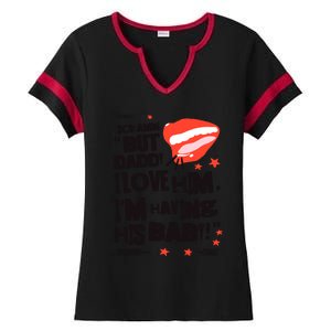 Scream But Daddy I Love Him Ttpd Album Ladies Halftime Notch Neck Tee