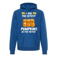 School Bus Driver I Drive The Cutest Pumpkins In Patch Cool Gift Premium Hoodie