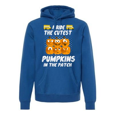 School Bus Driver I Drive The Cutest Pumpkins In Patch Cool Gift Premium Hoodie