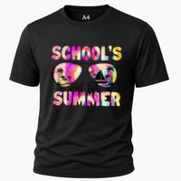 School Bus Driver Out For Summer Tie Dye Sunglasses Cooling Performance Crew T-Shirt