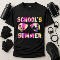 School Bus Driver Out For Summer Tie Dye Sunglasses Cooling Performance Crew T-Shirt