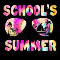 School Bus Driver Out For Summer Tie Dye Sunglasses Cooling Performance Crew T-Shirt