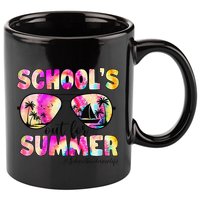 School Bus Driver Out For Summer Tie Dye Sunglasses 11oz C Handle Ceramic Mug