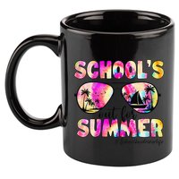 School Bus Driver Out For Summer Tie Dye Sunglasses 11oz C Handle Ceramic Mug