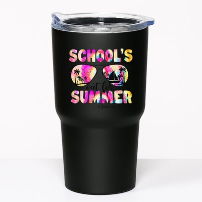 School Bus Driver Out For Summer Tie Dye Sunglasses Tumbler