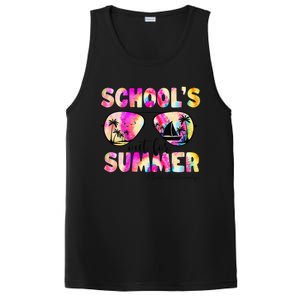 School Bus Driver Out For Summer Tie Dye Sunglasses PosiCharge Competitor Tank