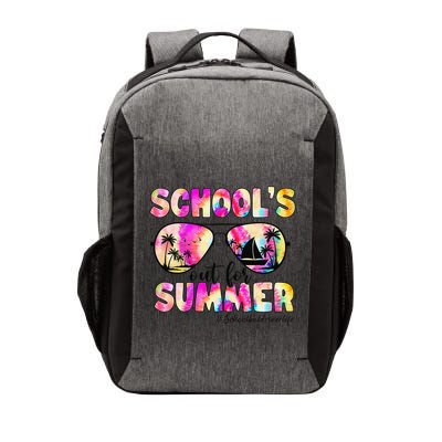 School Bus Driver Out For Summer Tie Dye Sunglasses Vector Backpack