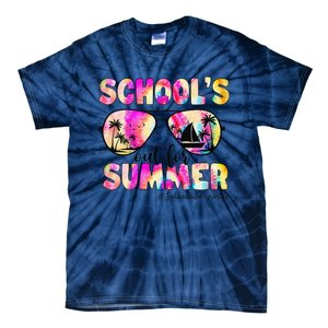 School Bus Driver Out For Summer Tie Dye Sunglasses Tie-Dye T-Shirt