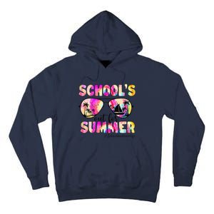 School Bus Driver Out For Summer Tie Dye Sunglasses Tall Hoodie