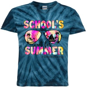 School Bus Driver Out For Summer Tie Dye Sunglasses Kids Tie-Dye T-Shirt