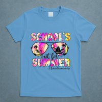 School Bus Driver Out For Summer Tie Dye Sunglasses T-Shirt