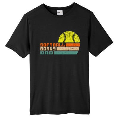 softball bonus dad from stepdaughter stepson son Tall Fusion ChromaSoft Performance T-Shirt