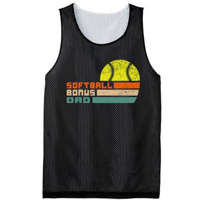 softball bonus dad from stepdaughter stepson son Mesh Reversible Basketball Jersey Tank