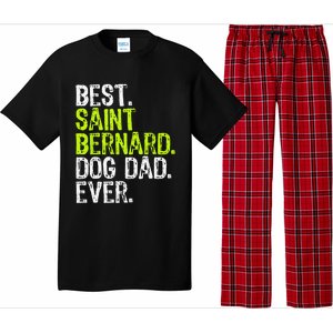 Saint Bernard Dog Dad Fathers Day Dog Lovers Pajama Set