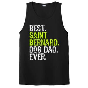 Saint Bernard Dog Dad Fathers Day Dog Lovers PosiCharge Competitor Tank