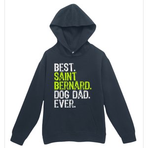 Saint Bernard Dog Dad Fathers Day Dog Lovers Urban Pullover Hoodie