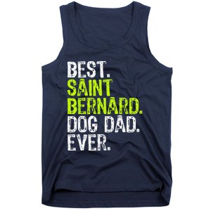 Saint Bernard Dog Dad Fathers Day Dog Lovers Tank Top