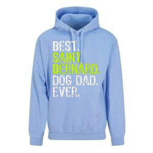 Saint Bernard Dog Dad Fathers Day Dog Lovers Unisex Surf Hoodie