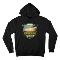 Sleeping Bear Dunes National Lakeshore Travel Retro Badge Hoodie