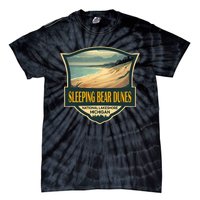 Sleeping Bear Dunes National Lakeshore Travel Retro Badge Tie-Dye T-Shirt