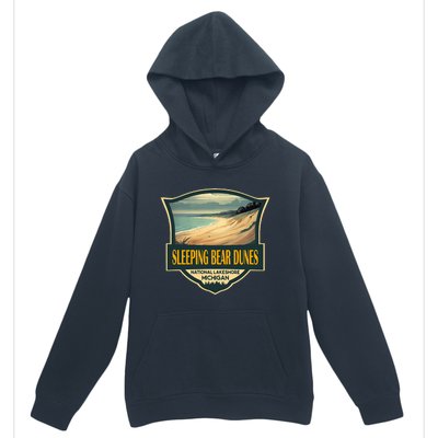 Sleeping Bear Dunes National Lakeshore Travel Retro Badge Urban Pullover Hoodie