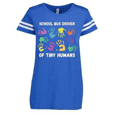 School Bus Driver Of Tiny Humans for Bus Driver Enza Ladies Jersey Football T-Shirt