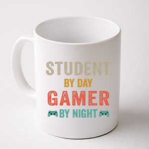 Student By Day Gamer By Night Meme For Gamers Coffee Mug