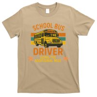 School Bus Driver Going The Additional Mile Vintage Retro T-Shirt