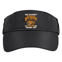 School Bus Driver All Problems Are Behind You Adult Drive Performance Visor
