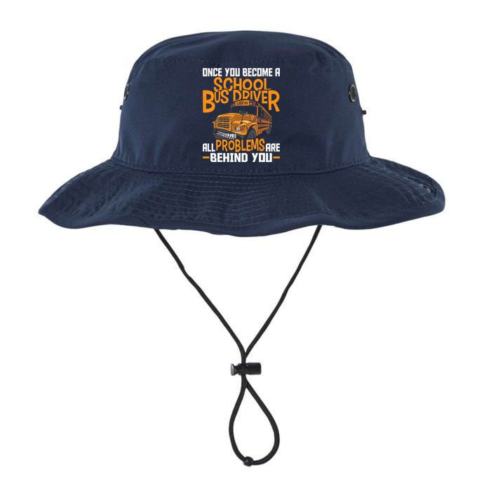 School Bus Driver All Problems Are Behind You Bucket Hat
