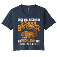School Bus Driver All Problems Are Behind You Crop Top