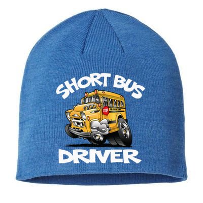 Short Bus Driver Short School Bus Hot Rod Lovers Sustainable Beanie