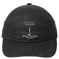 Split Balance Distribution 7-Panel Snapback Hat