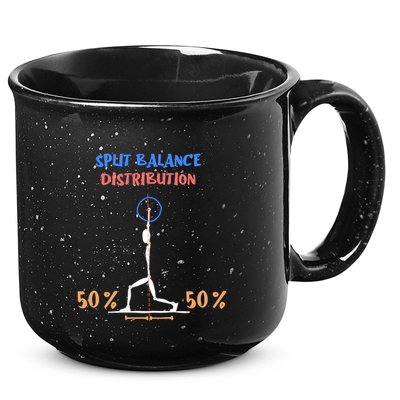 Split Balance Distribution 15oz Campfire Ceramic Mug