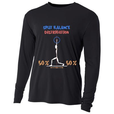 Split Balance Distribution Cooling Performance Long Sleeve Crew