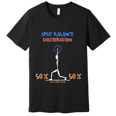 Split Balance Distribution Premium T-Shirt