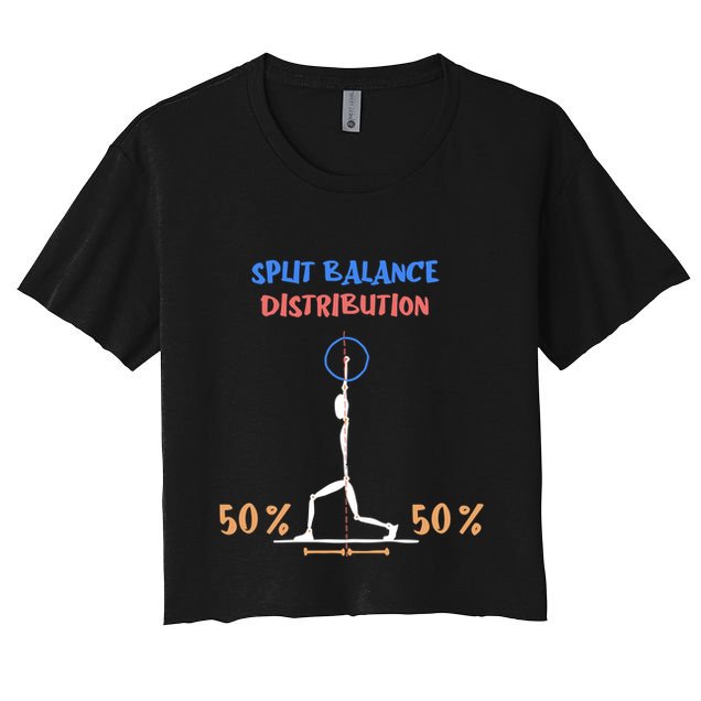 Split Balance Distribution Crop Top
