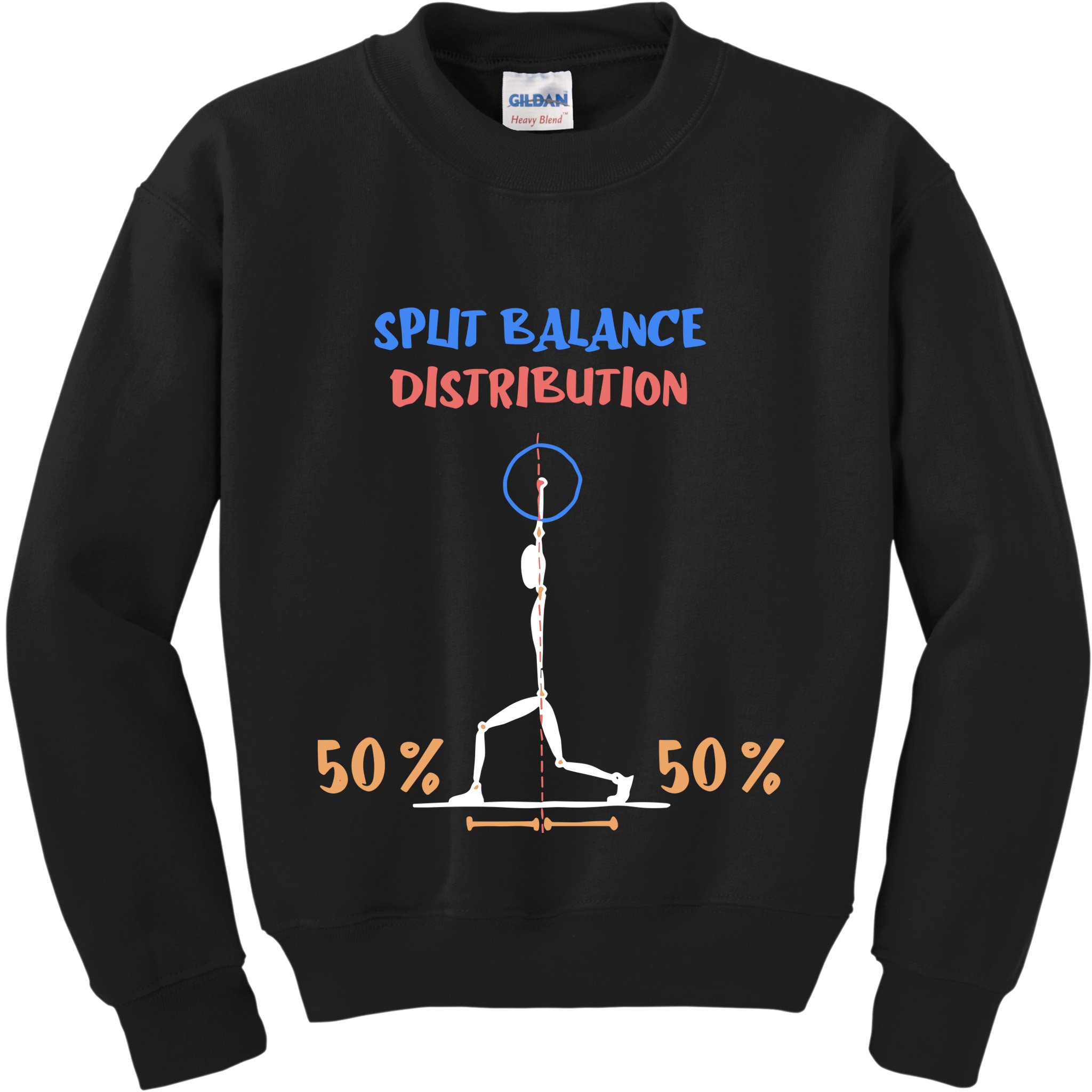 Split Balance Distribution Kids Sweatshirt