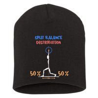 Split Balance Distribution Short Acrylic Beanie