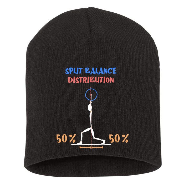 Split Balance Distribution Short Acrylic Beanie