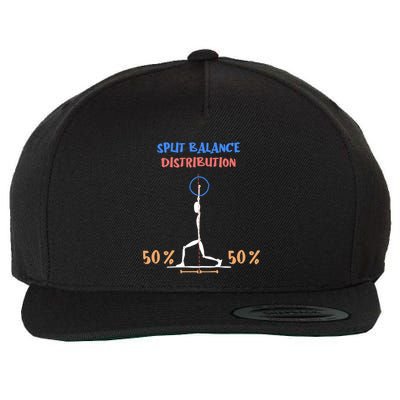 Split Balance Distribution Wool Snapback Cap