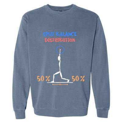 Split Balance Distribution Garment-Dyed Sweatshirt