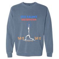 Split Balance Distribution Garment-Dyed Sweatshirt