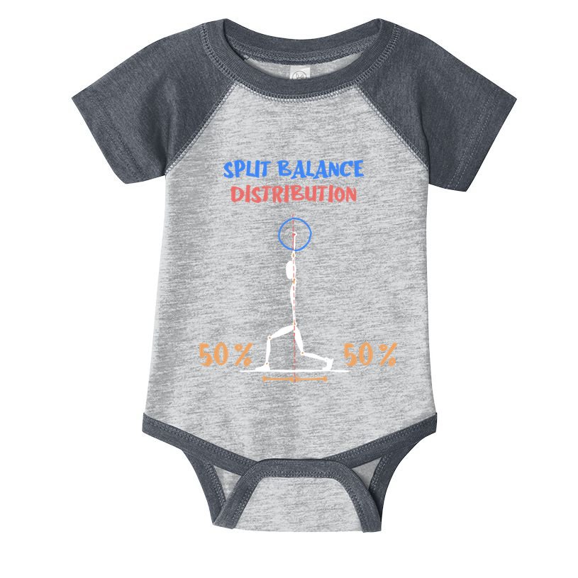 Split Balance Distribution Infant Baby Jersey Bodysuit