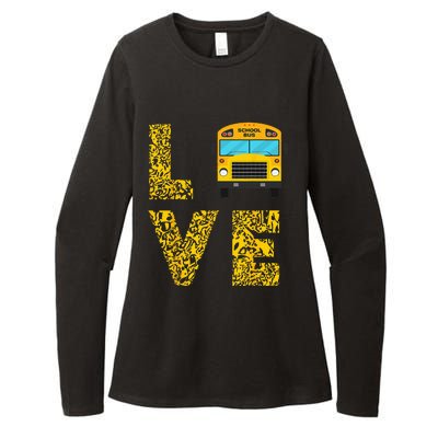 School Bus Driver Love Driving Bus Lover Womens CVC Long Sleeve Shirt